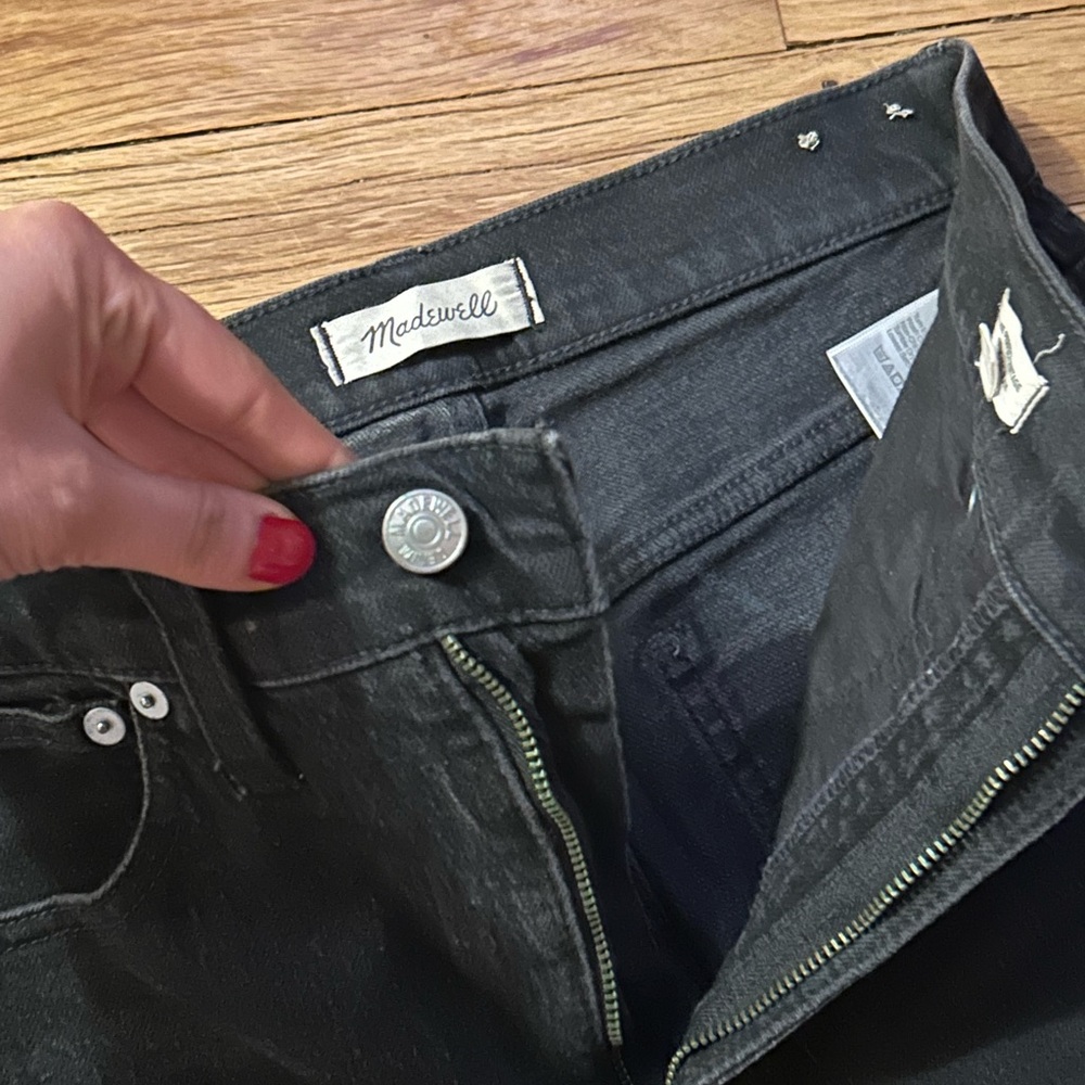 Madewell Vintage Wide-Leg Black Jeans